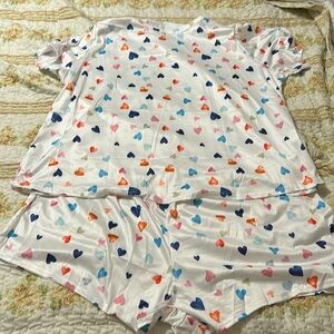 Super cute short pj’s 🩷💙🧡🩵 NWOT!